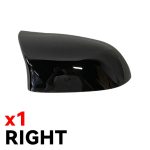 Auto auto tahavaatepeegli katte trimm BMW F25 X3 F26 X4 F15 X5 F16 X6 2014 2015-2018 eremust s&uuml;sinikkiust 1pc Black Right black
