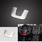 Autosalongi lisatarvikud ABS piduritopsi hoidiku paneeli katte katte kaunistus sobib VW Volkswagen Tiguan 2009-2013 2014 jaoks Steering Wheel Trim gray