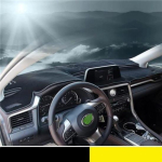 Flanellist auto armatuurlaua kattepadi Lexus Rx 2004~ Rx300 Rx330 Rx350 Rx270 Rx200t Rx450h 350 libisemisvastase mati p&auml;ikesevari jaoks XU30 2004-2009-Right Hand