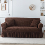 Four Seasons universaalne elastne &uuml;hev&auml;rviline 1/2/3/4 istme diivani kate koos k&auml;etugedega Tight Wrap k&otilde;ikeh&otilde;lmav Seersucker seelik 2-seater 145-185cm