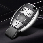 K&otilde;rge kvaliteediga TPU nahast autov&otilde;tme kaugjuhtimispuldi &uuml;mbrise kaanehoidja &uuml;mbris Mercedes Benz ABRG klassi GLK GLA W204 W251 W463 W176 W246 jaoks