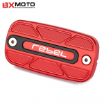 Honda Rebel 250 300 500 500S 2017 2018 jaoks CNC alumiiniumist mootorratta pidurivedeliku k&uuml;tusepaagi &otilde;likork punane must v&auml;rv