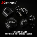 Kawasaki Z948RS Z900RS Z900 RS 948 CAFE SE mootorratta esipidurivedeliku peapaagi korgid ja tagumise &otilde;lipaagi kaane jaoks Black-Z948RS