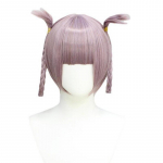 30 cm Nanakusa Cosplay parukas Call of the Night Vampire Yofukashi no Uta Nazuna segalilla sirgete juustega kahe punutisega peakatted valge