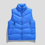 Meeste vest S&uuml;gis- ja talvine vabaaja vestiga polsterdatud soe vestimantel 7XL blue