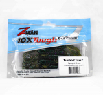 Zman Soft Lure Turbo CrawZ 4 tolli 6/pakk pihustatud muru (2963)