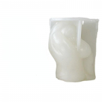 1 tk Mom Hands Appease Baby Silikoonist k&uuml;&uuml;nlavormid isetegemiseks aroomivaha seebitarvikute kodukaunistamiseks valge