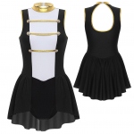 Ringmasteri esinemiskost&uuml;&uuml;m naiste varrukateta trikookleit Halloweeni cosplay-peo bodi S punane