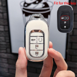 4 5 nupuga uus TPU autov&otilde;tme kaane korpus Honda Civic 2022 2023 kaitsme hoidiku puldi v&otilde;tmeta tarvikud 4 Button Key Case valge