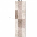 Eemaldatav isekleepuv tapeet elu- ja magamistuppa (45cm * 300cm Akvarell Lill Terrazzo RW041