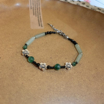 Hiina stiilis vibu elastne k&auml;ev&otilde;ru Lihtne t&uuml;druk Peen vintage kivist helmestega k&auml;ev&otilde;rud ehted kingitused aksessuaar