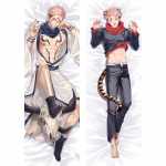 Anime Jujutsu Kaisen Dakimakura Itadori Yuji padjap&uuml;&uuml;r Gojo Satoru Otaku kallistav kehaviska Ryomen Sukuna pliiowcase kate 40x120cm Peach Skin