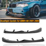 2TK esitulede silmalaugude kate Kulmude vormimisliistud BMW E46 330i 330Xi 325i 2001-2005 51137043410 51137043409 auto jaoks