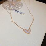 Armastuskaelakee Kerge luksuslik moekujundus Sense krae kett mood Lihtne v&otilde;rgupunane kaelakee ornament