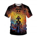 Cool Boy Summer Stranger Things T-s&auml;rk laste &uuml;hes t&uuml;kis 3D-prindiga mood Luffy Fashion l&uuml;hikeste varrukatega T-s&auml;rk 6XL