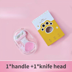 Kaasaskantav raseerimisraseerija naistele bikiinide jalgade juustele. with BOX