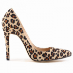 Naiste pumbad klassikaline 11 cm Seksikas Leopard Flock terava varbaga k&otilde;rged kontsad Naiste naiste pumbad Velvet kevadpeo pulmakingad suured 35 leopard