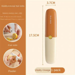 Roostevabast terasest k&ouml;&ouml;giviljakoorija nuga kaanega Multifunktsionaalne viilutaja terav puuviljal&otilde;ikur 2-&uuml;hes kaasaskantavad k&ouml;&ouml;gividinad