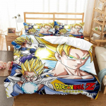 Dragon Ball tekikate voodilina 3D digitaalprintimine voodipesutarvikud, kaheosaline kolmeosaline komplekt, neljaosaline majapidamistarbed 135X200cm 2PC