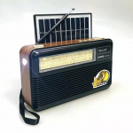 Retro multifunktsionaalne taaslaetav p&auml;ikeseenergial t&ouml;&ouml;tav kaasaskantav raadio mitmeribaline Bluetooth-k&otilde;lar kuld
