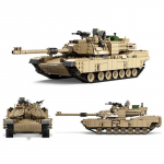 KAZI Theme Tank Ehitusklotsid 1463tk Ehitusklotsid M1A2 ABRAMS MBT KY10000 1 Change 2 M&auml;nguasjapaagi mudelid M&auml;nguasjad lastele
