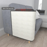 T&auml;iendage kassi kraapimispadja Style-4 Plus Side sisal/riie valikuline m&ouml;&ouml;blidiivani kaitsepadi Kassi k&uuml;&uuml;niste hooldus Kassi kraapimislapp