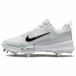 Nike Force Zoom Trout 9 Valge Must Meeste Tossud Puht-Plaatina Ere-Punane FB2907-100 40.5