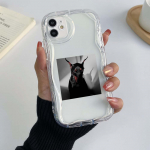 Samsung Galaxy A25 iPhone 15 jaoks Xiaomi Poco X6 Redmi 12c Huawei Honor 90 telefoni&uuml;mbrised NY6 armsad dobermanni pin&scaron;erite kunsti eksklusiivsed kreemimustriga pehme &uuml;mbris for iPhone 6 valge