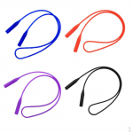 4-osaline segav&auml;rviline libisemisvastane silikoonprillide rihm spordihoidik