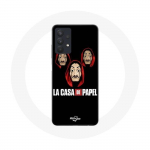 &Uuml;mbris Samsung Galaxy A32 5G La casa de papel Mask ja logo jaoks