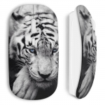 Wireless Mouse Tiger valged sinised silmad