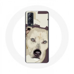 Vivo Y72 valge pitbulli koer