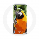 Huawei P20 Lite Macaws Parrot Orange Green &uuml;mbris