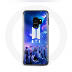 &Uuml;mbris Samsung Galaxy S9 Bangtan Sonyeondan BTS Fanart logo jaoks