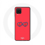&Uuml;mbris Samsung Galaxy A12 BTS Bangtan Sonyeondan BT21 TATA V punase taustaga