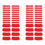 100 paari silmaribasid isekleepuvad veekindlad, hingavad, tugevad kleepuvad, kergesti paigaldatavad dekoratiivsed PVC-d. must
