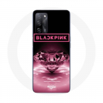 Coque pour Oppo A55 5G Wallpaper diamante Blackpink Kpop Logo Rose - Maniacase
