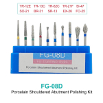 10 tk/karp TOMENTY Dental Diamond Burs puur kiirete k&auml;siinstrumentide hambaravi puurite jaoks FG seeria 1,6 mm hambaravi materjal FG-08D (10pcs)