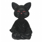 Meditatsioon Kassivaigust kuju Istuv Meditatsioon Kass Lill Koduaed Dekoratiivne kassi meditatsioon sinine