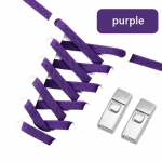 1paar uued Press-lukuga kingapaelad ilma sidemeteta lamedad elastsed paelad Tossud saapad lipsuta kingapaelteta kummipaelad kingade jaoks Aksessuaarid - lilla