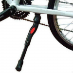 &Uuml;he jalaga jalgratta tugijalg lisatarvikute kinnitus Reguleeritav jalatoega k&uuml;lgjalgratas valge