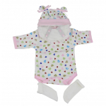 KEIUMI Armas Nukukleit Kost&uuml;&uuml;m 17-18 tolli Reborn beebinukule Riided Triibuline S&auml;rk Nuku Kost&uuml;&uuml;mid Laste J&otilde;ulu S&uuml;nnip&auml;evakingitused suit 17-20 inch doll