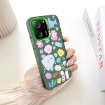 V&auml;rvitud Mustriline V&auml;rviline H&otilde;bedane Kahepoolne K&otilde;va Kest P&otilde;rutuskindel Kukkumisvastane Telefoni&uuml;mbris Xiaomi Redmi Poco jaoks Redmi 10 tumeroosa v&auml;rv