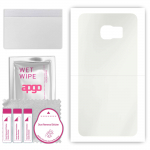 apgo MATTE Protective Skin Sticker for the back compatible with Samsung Galaxy S6 Edge Plus SM-G928F, Wrap Film, Hydrogel Film, Flexible, Soft TPU wit