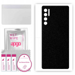 apgo Protective Skin Sticker for the back compatible with TCL 20L Plus, Wrap Film, Foil, Vinyl - Pattern Matte Black