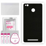 apgo Protective Skin Sticker for the back compatible with Xiaomi Redmi 3 Pro, Wrap Film, Foil, Vinyl - Pattern Matrix