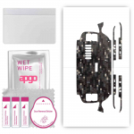 apgo kaitsev nahakleebis tagak&uuml;ljele ja k&uuml;lgedele, mis &uuml;hilduvad Steam Deckiga, Full Wrap kile, fooliumiga, vin&uuml;&uuml;liga &ndash; mustriga s&uuml;simusta piksel