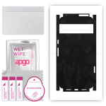 apgo Protective Skin Sticker for the back+sides compatible with Google Pixel 8 Pro, Full Wrap Film, Foil, Vinyl - Pattern Black Camo