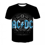 Uus mood, suvine 3D meeste metallist rokkb&auml;nd, prinditud T-s&auml;rk vabaaja naiste ja meeste hip-hop O-kaelusega spordisuuruses topid 100/6xl XL