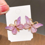 Butterfly juukseklambrid t&uuml;drukutele naistele armsad juukseklambrid dekoratiivsed juukseklambrid One Size lilla